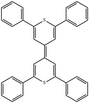 2,2',6,6'-TETRAPHENYL-4,4'-BITHIOPYRANYLIDENE 구조식 이미지