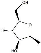 D-Glucitol, 2,5-anhydro-1,4-dideoxy-4-methyl- (9CI) Structure