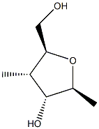 D-알리톨,2,5-무수-1,4-디데옥시-4-메틸-(9CI) 구조식 이미지