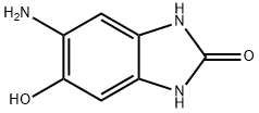 2H-Benzimidazol-2-one,5-amino-1,3-dihydro-6-hydroxy-(9CI) 구조식 이미지