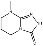 1,2,4-Triazolo[4,3-a]pyrimidin-3(2H)-one,5,6,7,8-tetrahydro-8-methyl-(9CI) 구조식 이미지