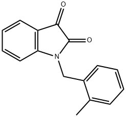 1-[(2-methylphenyl)methyl]-2,3-dihydro-1H-indole-2,3-dione Structure