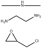 Poly(dimethylamine-co-epichlorohydrin-co-ethylenediamine) Structure