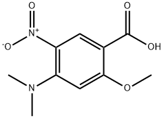 5-Nitro-4-dimethylamino-2-methoxybenzonium acid Structure