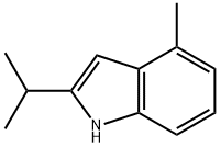 1H-Indole,4-methyl-2-(1-methylethyl)-(9CI) 구조식 이미지