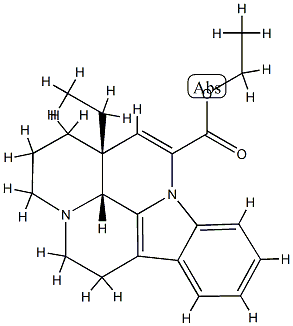 ethyl apovincaminate 구조식 이미지