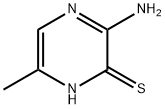 2(1H)-Pyrazinethione,3-amino-6-methyl-(9CI) 구조식 이미지