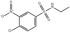 N-Ethyl-3-nitro-4-chlorobenzenesulfonamide Structure