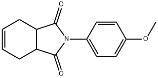 2-(4-methoxyphenyl)-3a,4,7,7a-tetrahydro-1H-isoindole-1,3(2H)-dione 구조식 이미지