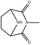 3,8-Diazabicyclo[3.2.1]octane-2,4-dione,3-methyl-(9CI) Structure