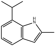 1H-Indole,2-methyl-7-(1-methylethyl)-(9CI) Structure