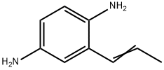 1,4-Benzenediamine,2-(1-propenyl)-(9CI) Structure