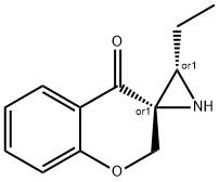 Spiro[aziridine-2,3(4H)-[2H-1]benzopyran]-4-one, 3-ethyl-, (2R,3S)-rel- (9CI) Structure