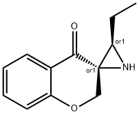 Spiro[aziridine-2,3(4H)-[2H-1]benzopyran]-4-one, 3-ethyl-, (2R,3R)-rel- (9CI) 구조식 이미지