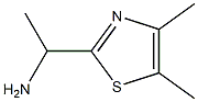 2-Thiazolemethanamine,  -alpha-,4,5-trimethyl- Structure