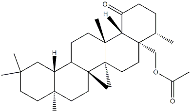 24-Acetyloxy-D:A-friedooleanan-1-one Structure