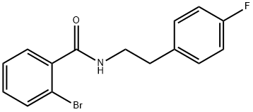 2-bromo-N-[2-(4-fluorophenyl)ethyl]benzamide 구조식 이미지