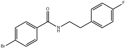 4-bromo-N-[2-(4-fluorophenyl)ethyl]benzamide Structure