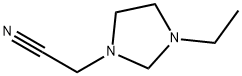 1-Imidazolidineacetonitrile,3-ethyl-(9CI) Structure