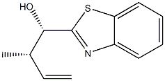 2-Benzothiazolemethanol,alpha-[(1R)-1-methyl-2-propenyl]-,(alphaR)-rel-(9CI) 구조식 이미지