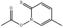 2(1H)-Pyridinethione,1-(acetyloxy)-5-methyl-(9CI) Structure