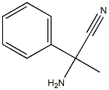 2-amino-2-phenylpropanenitrile Structure