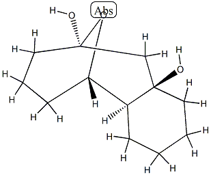 5,9-Epoxybenzocyclooctene-9,10a(1H,10H)-diol, octahydro-, (4aR,5R,9S,10aS)-rel- (9CI) Structure