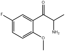 Propiophenone,  2-amino-5-fluoro-2-methoxy-  (7CI,8CI) 구조식 이미지