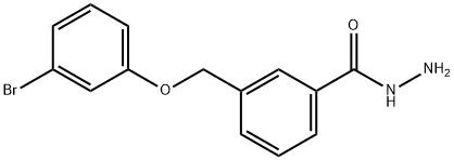 3-[(3-bromophenoxy)methyl]benzohydrazide 구조식 이미지