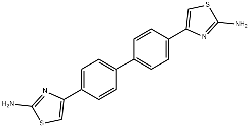 Bis 4,4-(2-amino-4-thiazolyl)biphenyl 구조식 이미지