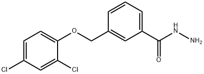 3-[(2,4-dichlorophenoxy)methyl]benzohydrazide 구조식 이미지