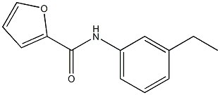 2-푸란카르복사미드,N-(3-에틸페닐)-(9CI) 구조식 이미지