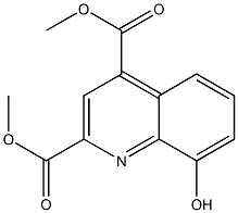 dimethyl 8-hydroxyquinoline-2,4-dicarboxylate Structure
