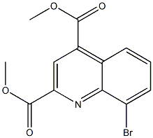 dimethyl 8-bromoquinoline-2,4-dicarboxylate 구조식 이미지