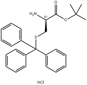 H-D-Cys(Trt)-OtBu·HCl Structure