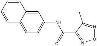 1,2,5-Oxadiazole-3-carboxamide,4-methyl-N-2-naphthalenyl-(9CI) Structure