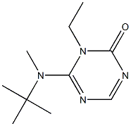 1,3,5-Triazin-2(1H)-one,6-[(1,1-dimethylethyl)methylamino]-1-ethyl-(9CI) Structure