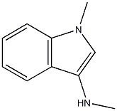 1H-인돌-3-아민,N,1-디메틸-(9CI) 구조식 이미지