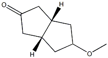 2(1H)-Pentalenone,hexahydro-5-methoxy-,(3a-alpha-,5-alpha-,6a-alpha-)-(9CI) 구조식 이미지