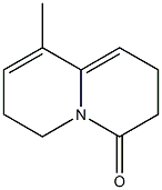4H-Quinolizin-4-one,2,3,6,7-tetrahydro-9-methyl-(9CI) 구조식 이미지