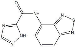 1H-1,2,4-Triazole-3-carboxamide,N-2,1,3-benzothiadiazol-4-yl-(9CI) 구조식 이미지