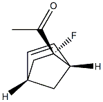 Ethanone, 1-[(1R,2R,4R)-2-fluorobicyclo[2.2.1]hept-5-en-2-yl]-, rel- (9CI) 구조식 이미지