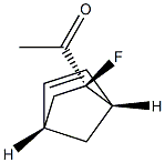 Ethanone, 1-[(1R,2S,4R)-2-fluorobicyclo[2.2.1]hept-5-en-2-yl]-, rel- (9CI) 구조식 이미지