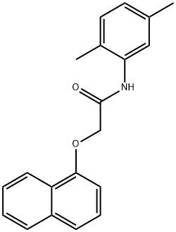 N-(2,5-dimethylphenyl)-2-(1-naphthyloxy)acetamide Structure