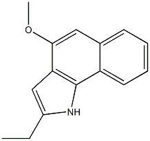 1H-Benz[g]indole,2-ethyl-4-methoxy-(9CI) Structure