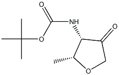 D-threo-2-Pentulose, 1,4-anhydro-3,5-dideoxy-3-[[(1,1- 구조식 이미지