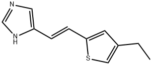 1H-Imidazole,4-[(1E)-2-(4-ethyl-2-thienyl)ethenyl]-(9CI) Structure
