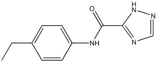 1H-1,2,4-Triazole-3-carboxamide,N-(4-ethylphenyl)-(9CI) 구조식 이미지