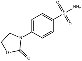 4-(2-oxo-1,3-oxazolidin-3-yl)benzenesulfonamide 구조식 이미지
