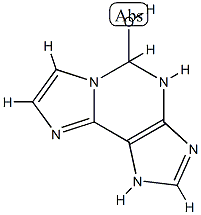 1H-Imidazo[2,1-i]purin-5-ol,  4,5-dihydro-  (9CI) 구조식 이미지
